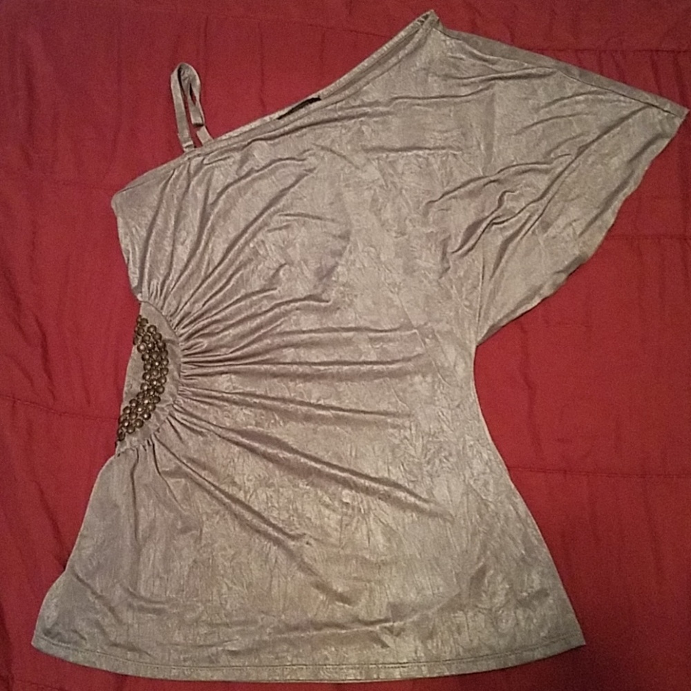 One shoulder blouse